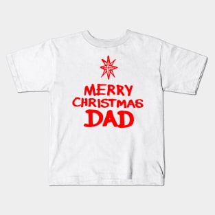 Merry Christmas Dad Kids T-Shirt